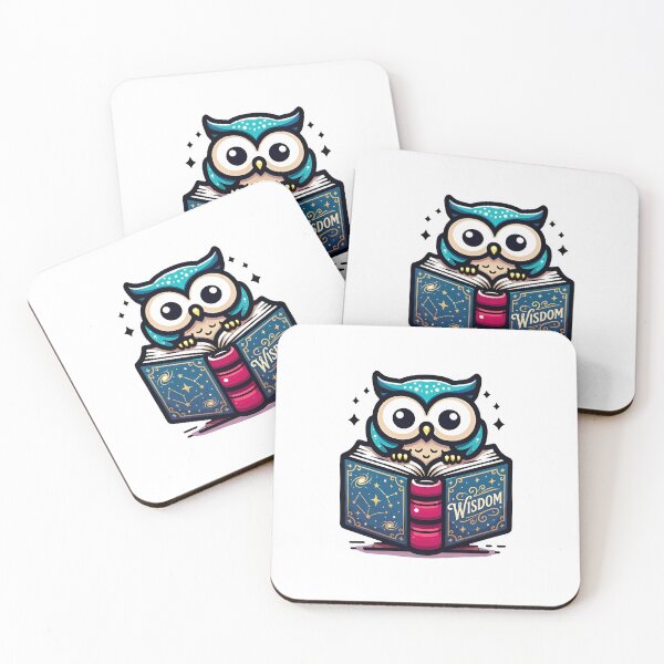 Item preview, Wise Owl.Wisdom book lover.  designed and sold by SideKickCreates.