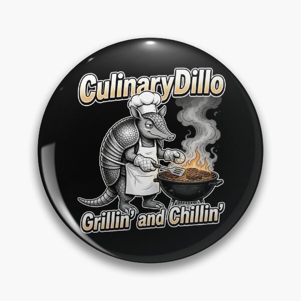 Item preview, CulinaryDillo Grillin and Chillin Armadillo designed and sold by TshirtsOnline-.