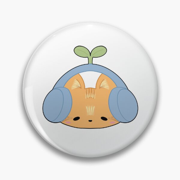 Item preview,     Cute Cat with Headphones designed and sold by Tiny Tails Studio.
