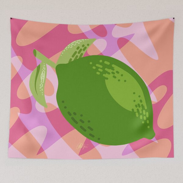 Item preview, Summer Lime Series: Whole Lime Fruit designed and sold by ElisabethDraws.