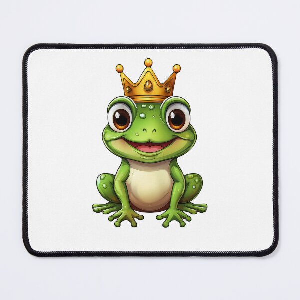 Item preview, Royal Ribbit Prince Frog - Adorable Crowned Froggy King Sticker & Design" designed and sold by Outlet Raloel.
