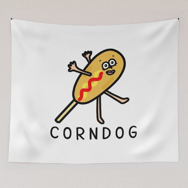 Item preview, Cute CORNDOG designed and sold by kanaehonkawa.