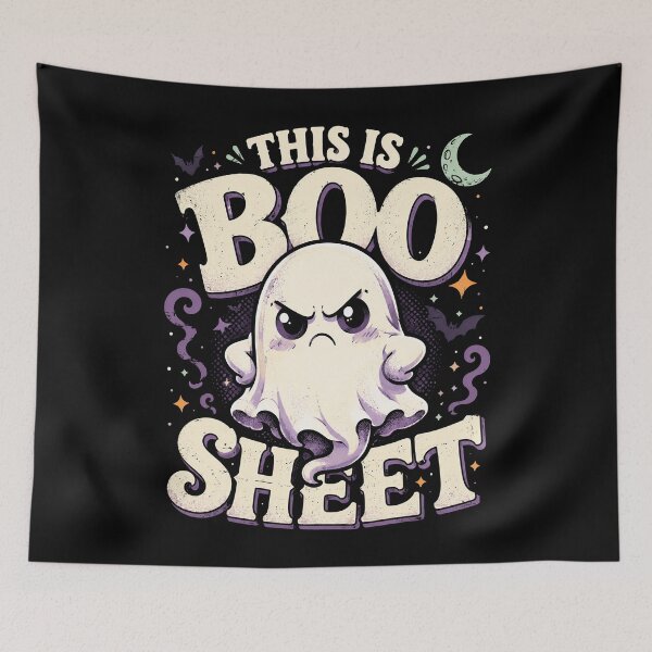 Item preview, This Is Boo Sheet Ghost Halloween Humor designed and sold by Victor Shadehorn.