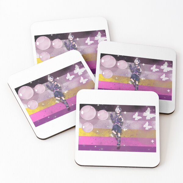 Item preview, V Flower Vocaloid Uni Asexual Pride Flag  designed and sold by Pride4Every1.