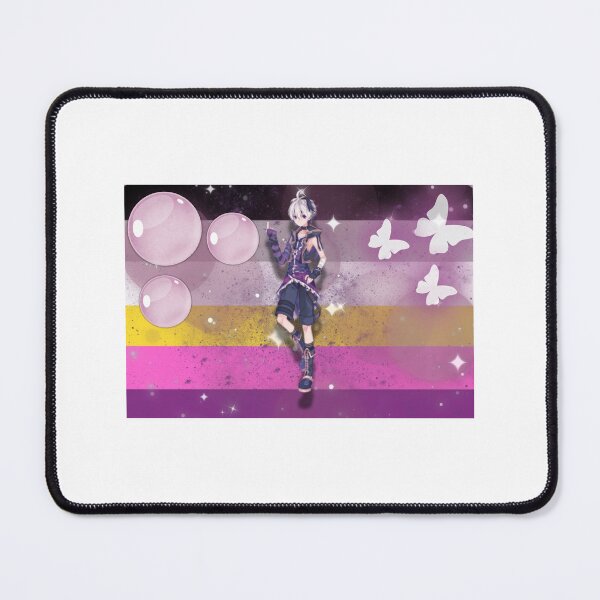 Item preview, V Flower Vocaloid Uni Asexual Pride Flag  designed and sold by Pride4Every1.