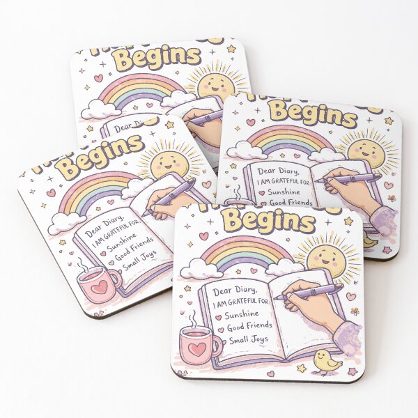 Item preview, Happiness Begins designed and sold by Matinez Pink.