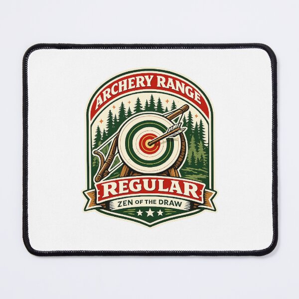 Item preview, Vintage Archery Range Badge Recurve Bow Target Bullseye Traditional Archery Lover Gift designed and sold by The Junto Shop.