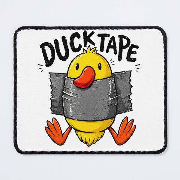 Item preview, Duck Tape Funny Duck Duct Tape Pun designed and sold by Nano-Threads.