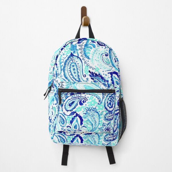 Item preview, Paisley pattern in blue designed and sold by bokasin.