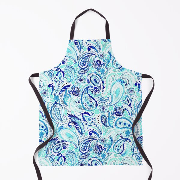 Item preview, Paisley pattern in blue designed and sold by bokasin.
