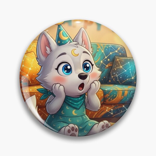 Item preview, Cute Tiger Wolf Girls Room Decor Birthday Surprise Poster Kids Wall Art NeoTigLuna designed and sold by NeoTigLuna.
