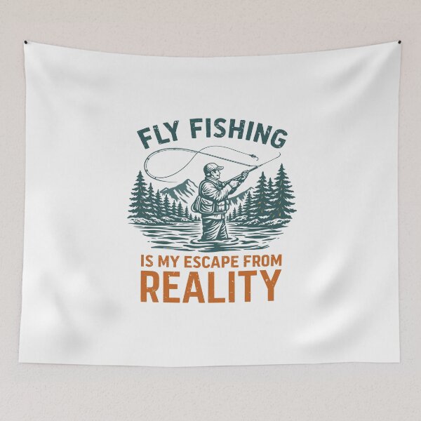 Item preview, Escape From Reality Fly Fishing designed and sold by Matinez Pink.