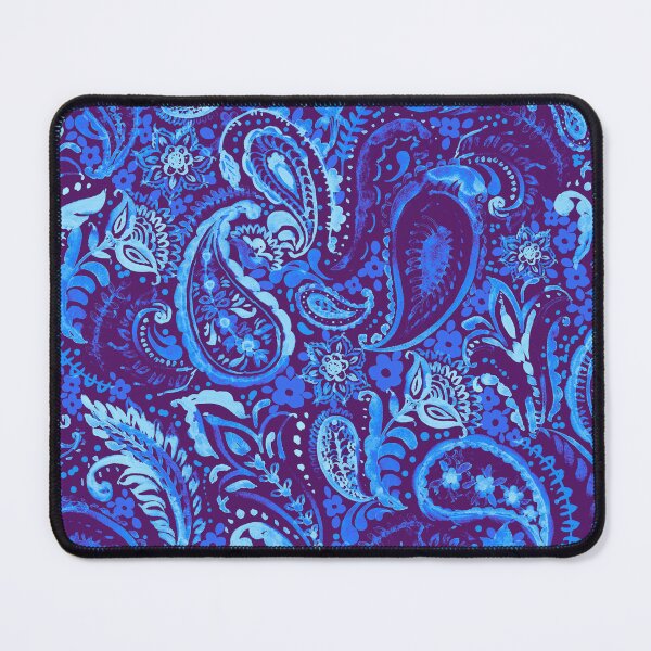 Item preview, Paisley pattern in blue designed and sold by bokasin.