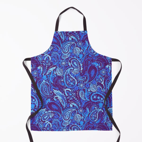 Item preview, Paisley pattern in blue designed and sold by bokasin.