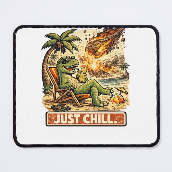 Item preview, Just Chill Dinosaur Retro Vintage designed and sold by wizooo411.