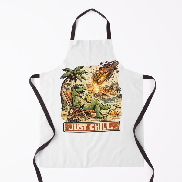 Item preview, Just Chill Dinosaur Retro Vintage designed and sold by wizooo411.