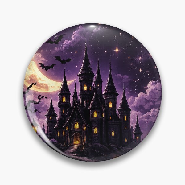 Item preview,     Haunted Castle Under Full Moon designed and sold by Bibiirano Store.