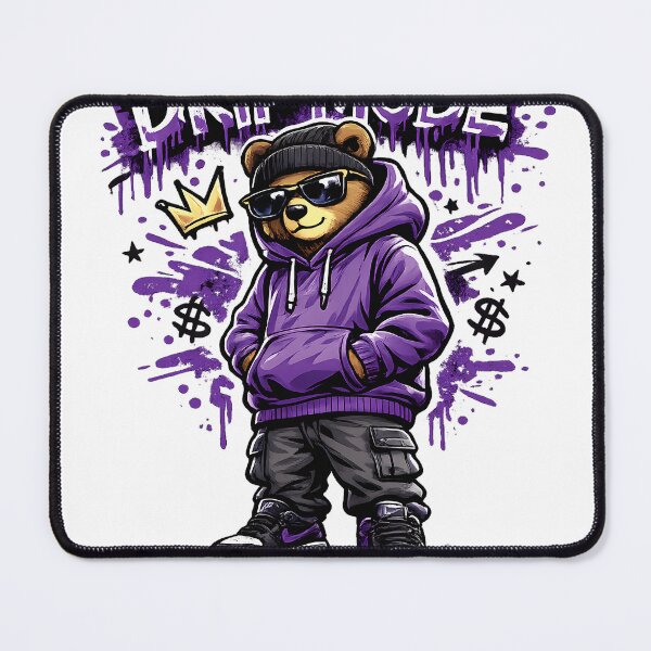 Item preview, Drip Mode – Trendy Teddy Bear Streetwear Sticker designed and sold by AVINN-SENPAI.