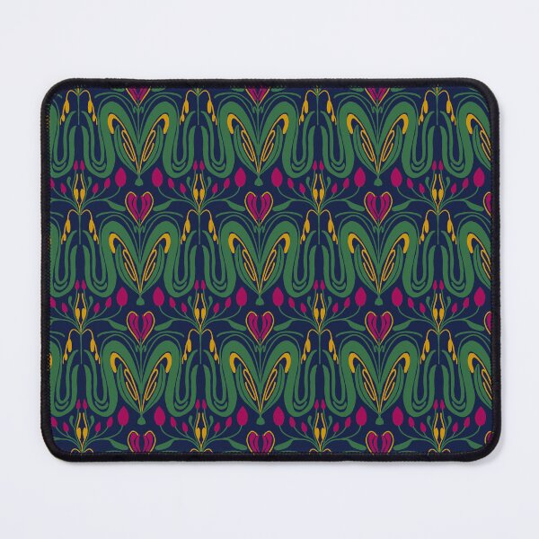 Item preview, Art Nouveau Twist Navy designed and sold by SMartin.