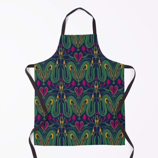 Item preview, Art Nouveau Twist Navy designed and sold by SMartin.