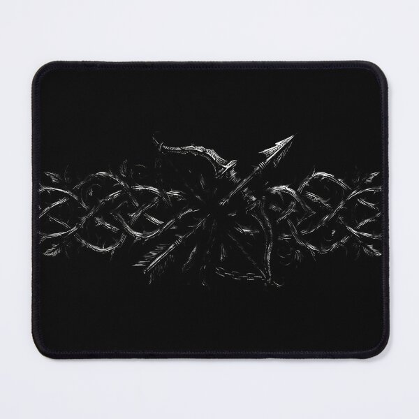 Item preview, Sagittarius Zodiac Gothic Tribal Ornament Vignette designed and sold by DarkOriginArts.