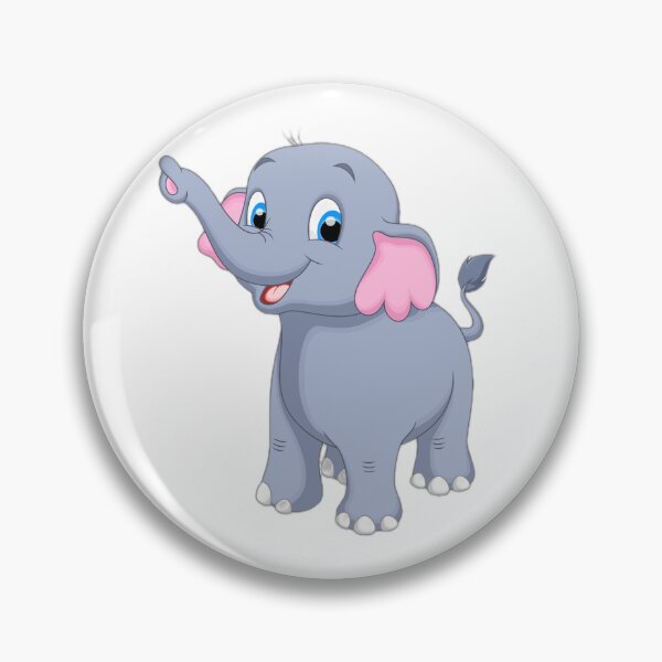 Item preview, Cute Little Baby Elephant Cartoon designed and sold by DailyDoodlesBySumbul.