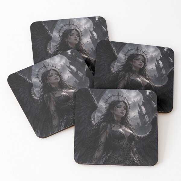 Item preview, Dark Angel of the Fallen Skies designed and sold by Pond21.