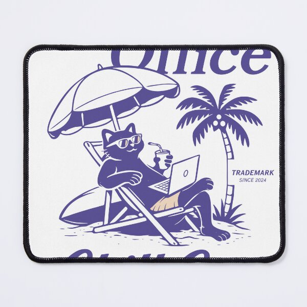 Item preview, Home Office Chill Cat designed and sold by Matinez Pink.