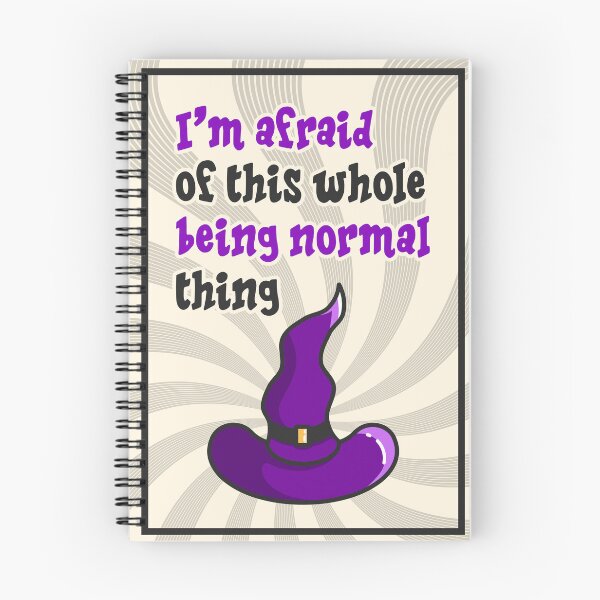 Item preview, I'm Afraid of This Whole Being Normal Thing designed and sold by BuenoStudio.