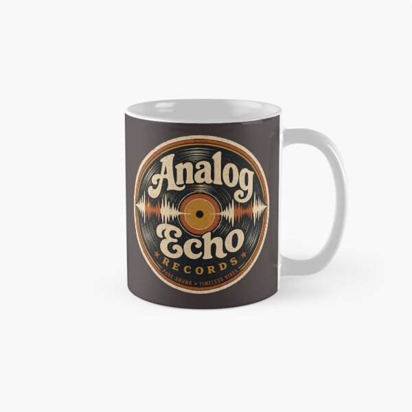 Item preview, Analog Echo Records - Vintage Record Label designed and sold by Golden Era Studio.