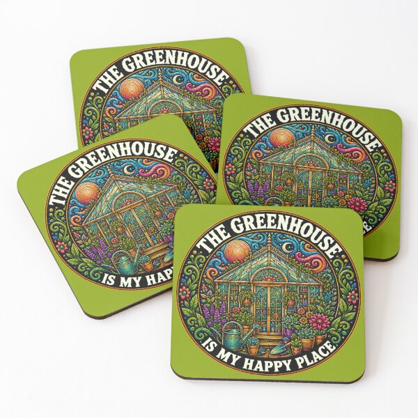 Item preview, The Greenhouse Is My Happy Place designed and sold by Victor Shadehorn.