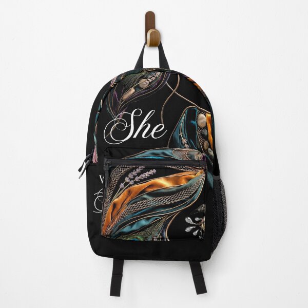 Item preview, She Is Art A Soul Wrapped In Strength - Peacock Line Art Portrait designed and sold by IXM_CREATION.