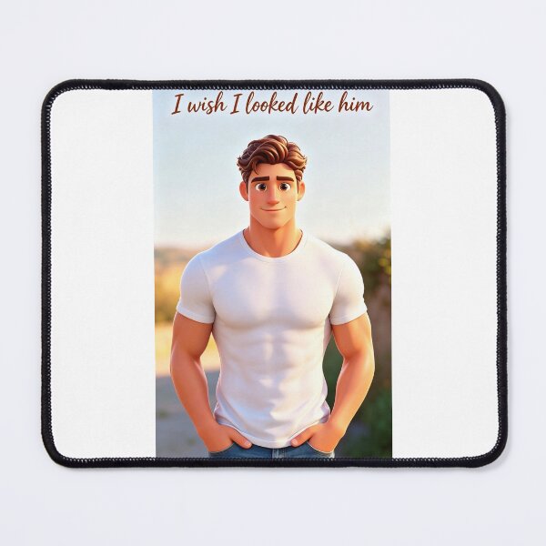 Item preview, Funny picture with a muscular man designed and sold by carlsmart1.