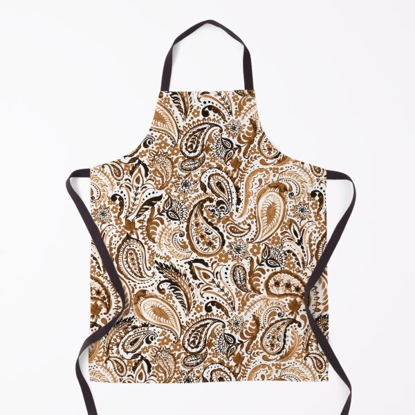 Item preview, Paisley pattern in coffee brown designed and sold by bokasin.