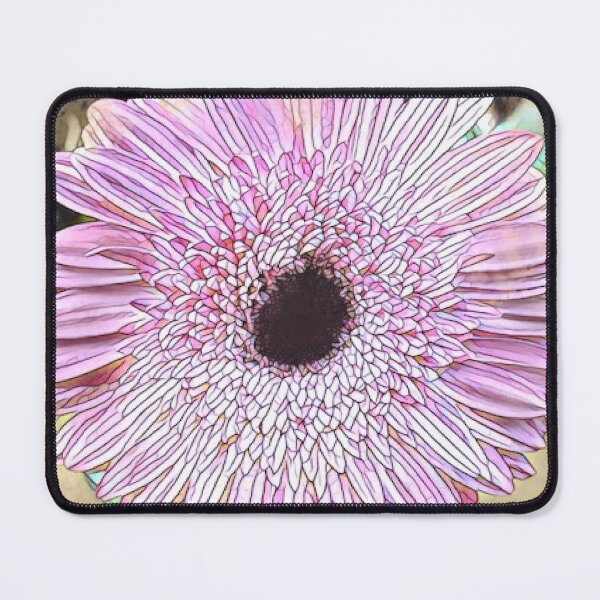 Item preview, Abstract Impressionist Pink Gerbera Daisy Pastel Digital Art designed and sold by BalkanBloom.