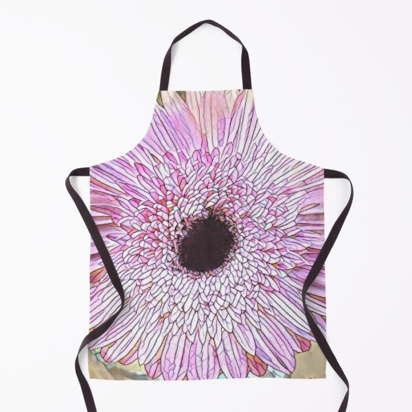Item preview, Abstract Impressionist Pink Gerbera Daisy Pastel Digital Art designed and sold by BalkanBloom.