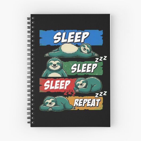 Item preview, Sleep Sleep Repeat Lazy Sloth Design designed and sold by TshirtsOnline-.