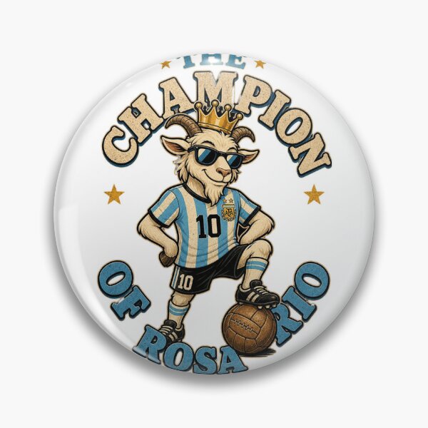 Item preview, Argentina Number 10 Football GOAT Retro Mascot designed and sold by mo-carnival.