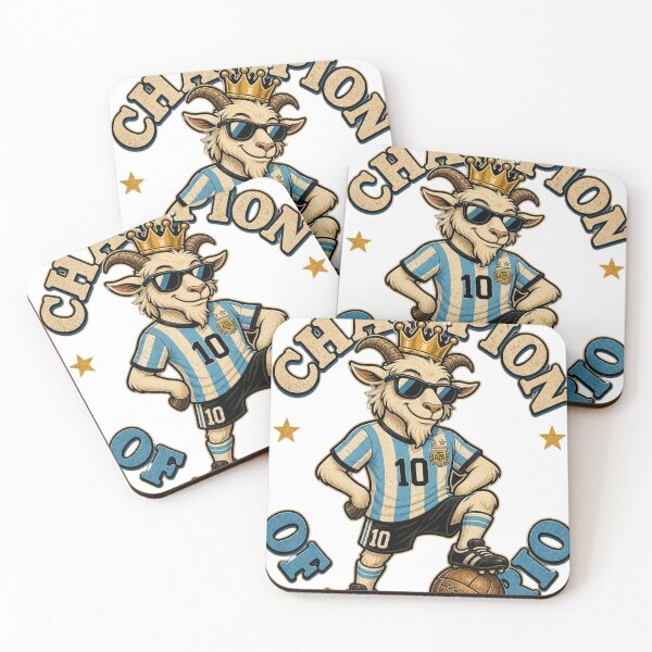 Item preview, Mascota retro del GOAT de fútbol número 10 de Argentina designed and sold by mo-carnival.