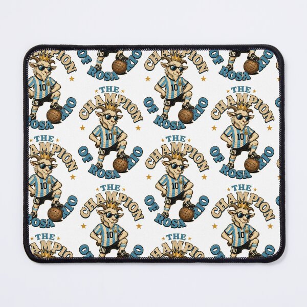 Item preview, Argentina Number 10 Football GOAT Retro Mascot designed and sold by mo-carnival.