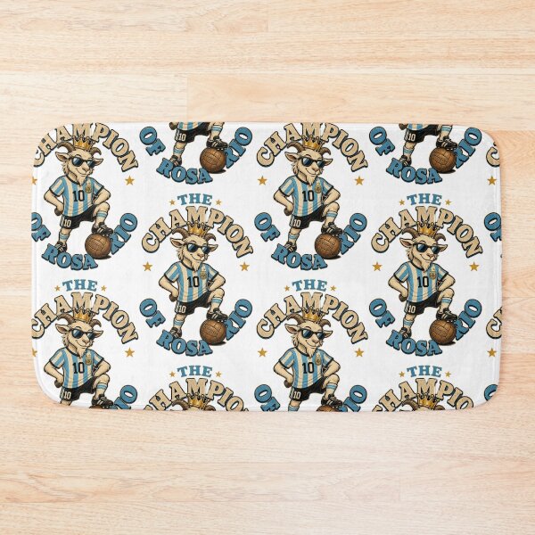 Item preview, Argentina Number 10 Football GOAT Retro Mascot designed and sold by mo-carnival.