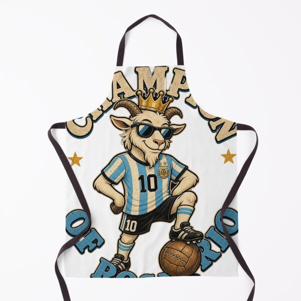 Item preview, Argentina Number 10 Football GOAT Retro Mascot designed and sold by mo-carnival.