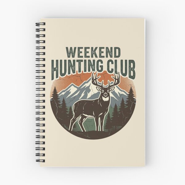 Item preview, Weekend Hunting Club Vintage Retro Sunset Whitetail Buck designed and sold by PACS0011.