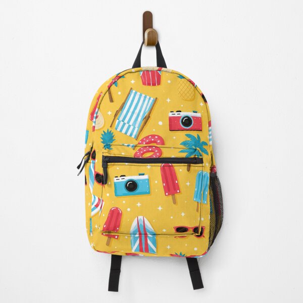 Item preview, Sunny Summer Pattern – Tropical Beach Icons designed and sold by helgekerler.