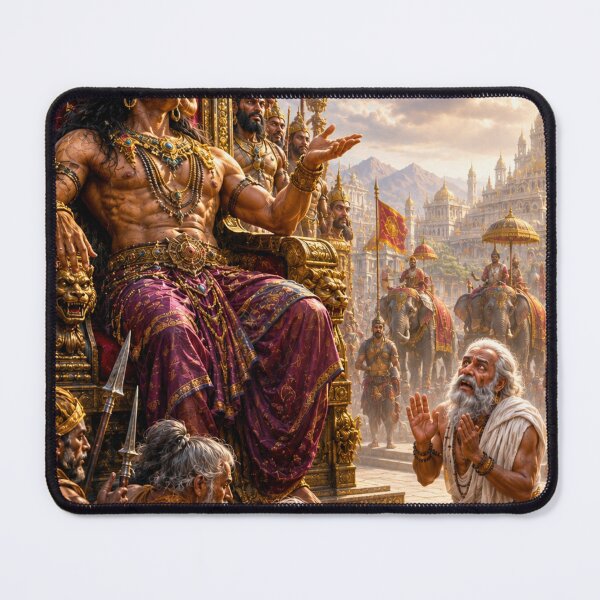 Item preview, Lord Ganesha Defeats Gajamukhasura Series - The Rise of Arrogance – Gajamukhasura Rules Through Pride designed and sold by Homyar.