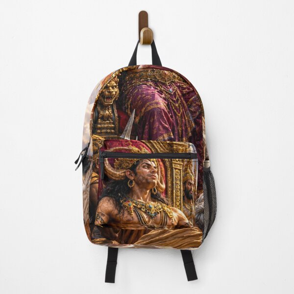 Item preview, Lord Ganesha Defeats Gajamukhasura Series - The Rise of Arrogance – Gajamukhasura Rules Through Pride designed and sold by Homyar.