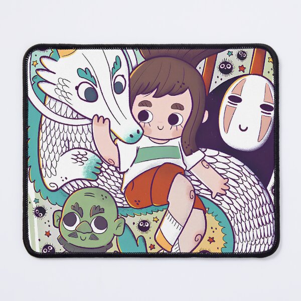 Item preview, Cute kawaii girl [[kiki's]] go -%[ghiblis]%- aways dragon and ghost designed and sold by arcaneaeri.