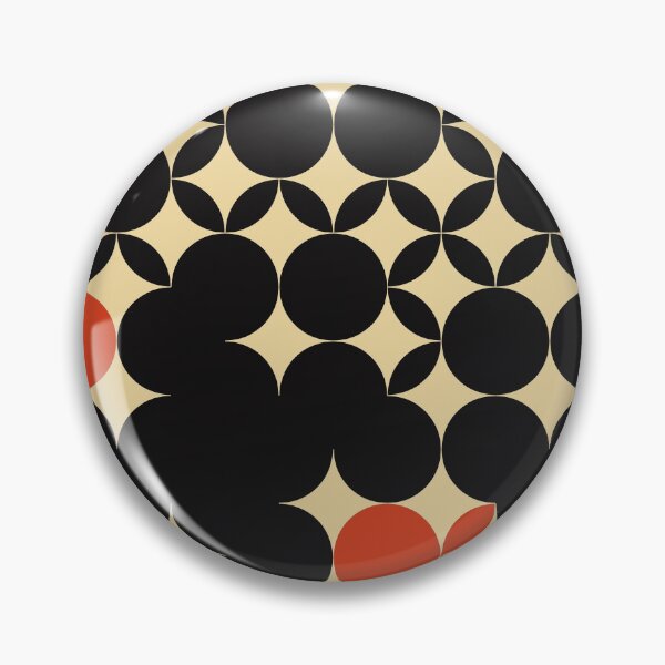 Item preview, Beige Seventies pattern with orange fruits in a black background  designed and sold by StefanStudioArt.