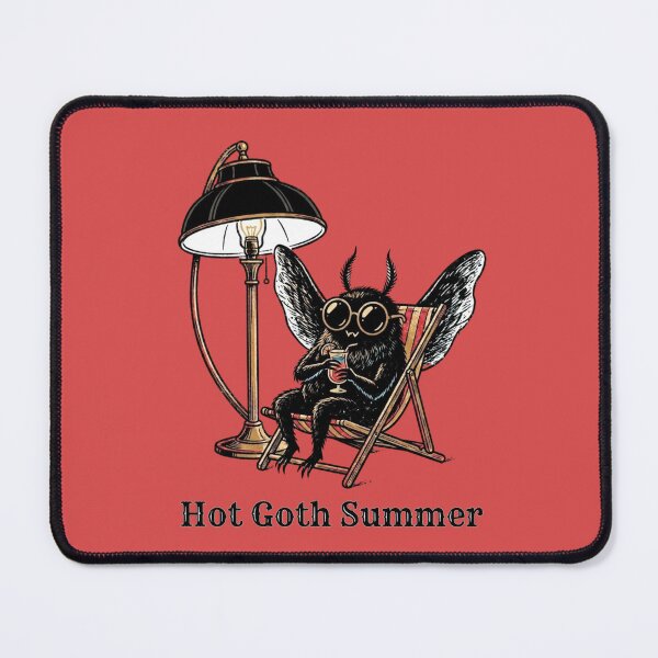 Item preview, Hot Goth Summer Mothman | Funny Cryptid Gift for Goth Girls, Alt Friends, and Paranormal Lovers | Vintage Folklore designed and sold by Covent Vaughn.