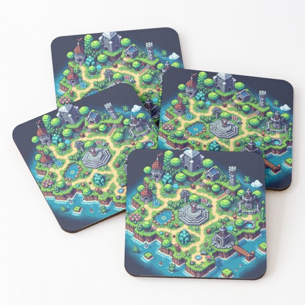 Item preview, Isometric island Adventure Map designed and sold by EchoWave11.